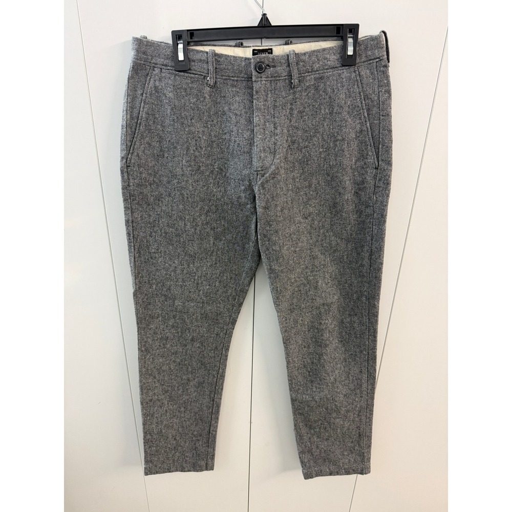 J.Crew 770 Straight Stretch Pants Mens 31x30 Heather Gray Chino Trousers